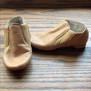 Tan Jazz shoes- kids